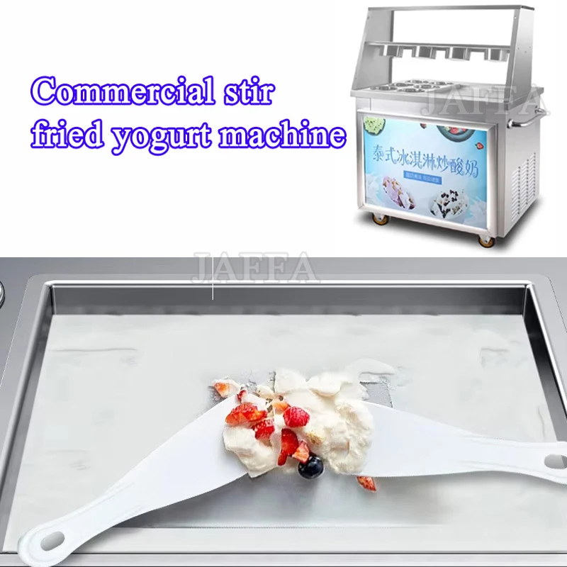 Factory Price Fried Ice Cream Roll Machine Thailand Ice Cream Yogurt Rolls Making Machine
Factory Price Fried Ice Cream Roll Machine Thailand Ice Cream Yogurt Rolls Making Machine