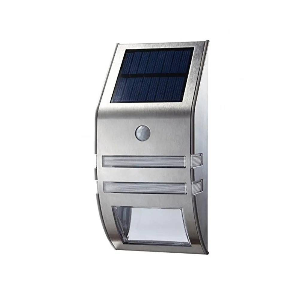 Solar Motion Sensor LED Light Stainless Steel Wall Mount White Light Outdoor Pir Sensor Lights for Path Walkway
Solar Motion Sensor LED Light Stainless Steel Wall Mount White Light Outdoor Pir Sensor Lights for Path Walkway