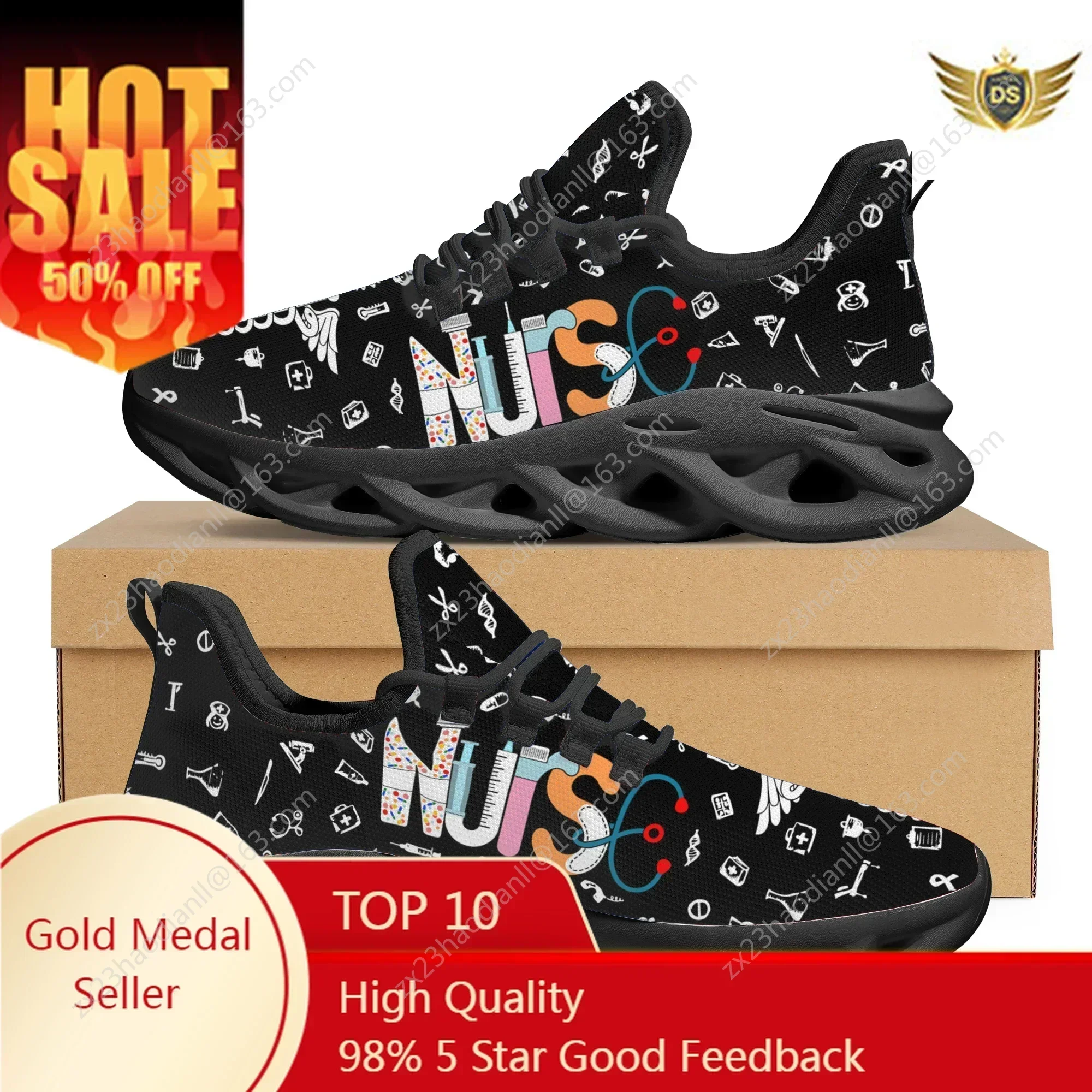 Fashion Lace Up Women Comfortable Platform Sneakers Doctor Hospital Surgical Equipment Brand Design Running Shoes Jogging Shoes
Fashion Lace Up Women Comfortable Platform Sneakers Doctor Hospital Surgical Equipment Brand Design Running Shoes Jogging Shoes
