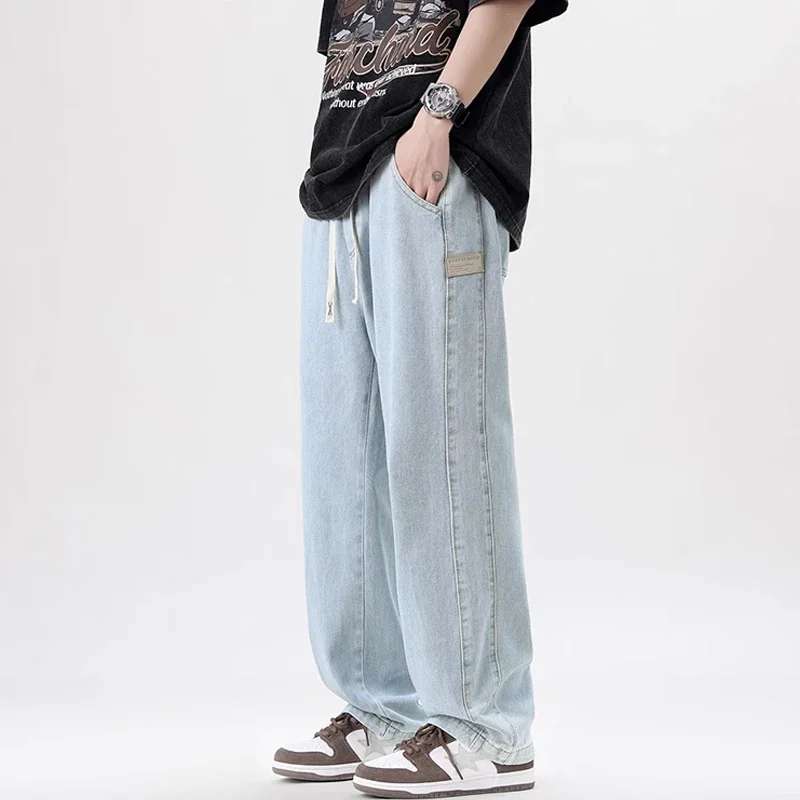 Jeans men's loose straight leg spring and autumn pants men's plus size simple and versatile casual pants men's environmentally f
Jeans men's loose straight leg spring and autumn pants men's plus size simple and versatile casual pants men's environmentally f