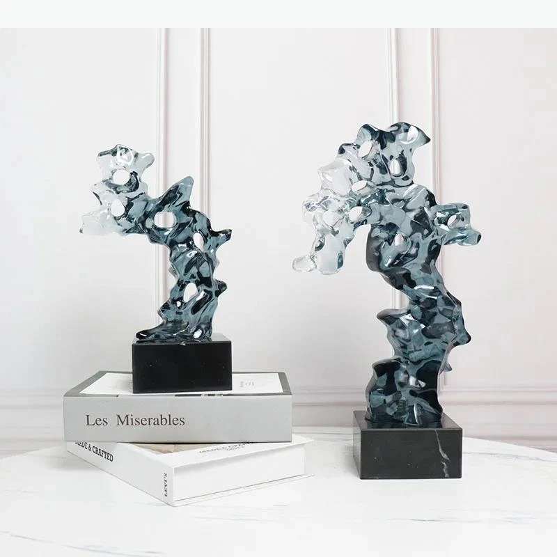Transparent Taihu Rockery Resin Crafts Sculpture Desk Ornaments Artwork Living Room Decoration Modern Home Decor
Transparent Taihu Rockery Resin Crafts Sculpture Desk Ornaments Artwork Living Room Decoration Modern Home Decor