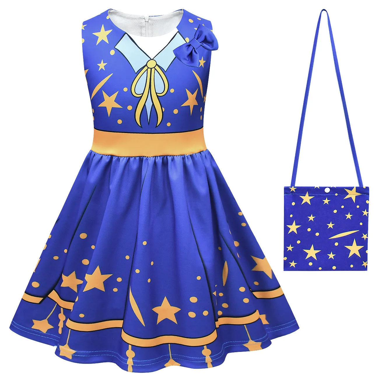 New Cosplay Bobi Time Lily Print Girl's Vest Butterfly Knot A-Line Dress
New Cosplay Bobi Time Lily Print Girl's Vest Butterfly Knot A-Line Dress