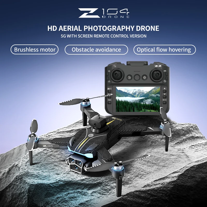 (NEW)Z104 Toy Remote Control Flying Drone HD Aerial Photography Intelligent Obstacle Avoidance Smart Hover Helicopter 360° Flip
(NEW)Z104 Toy Remote Control Flying Drone HD Aerial Photography Intelligent Obstacle Avoidance Smart Hover Helicopter 360° Flip
