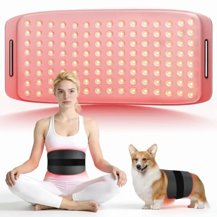 Red Light Therapy for Dogs and Humans Portable 360 LED Chips Red Light Therapy Belt with Strap Infrared Light Therapy Devices f
Red Light Therapy for Dogs and Humans Portable 360 LED Chips Red Light Therapy Belt with Strap Infrared Light Therapy Devices f