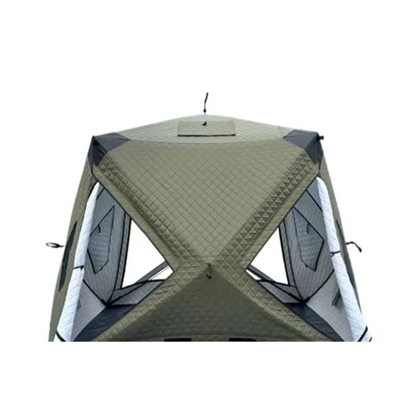 Source Winter Fishing Tent-Cotton-filled Thick and Warm Tent,no Setup Required, Quick To Deploy,hexagonal Large Ice Fishing Tent
Source Winter Fishing Tent-Cotton-filled Thick and Warm Tent,no Setup Required, Quick To Deploy,hexagonal Large Ice Fishing Tent