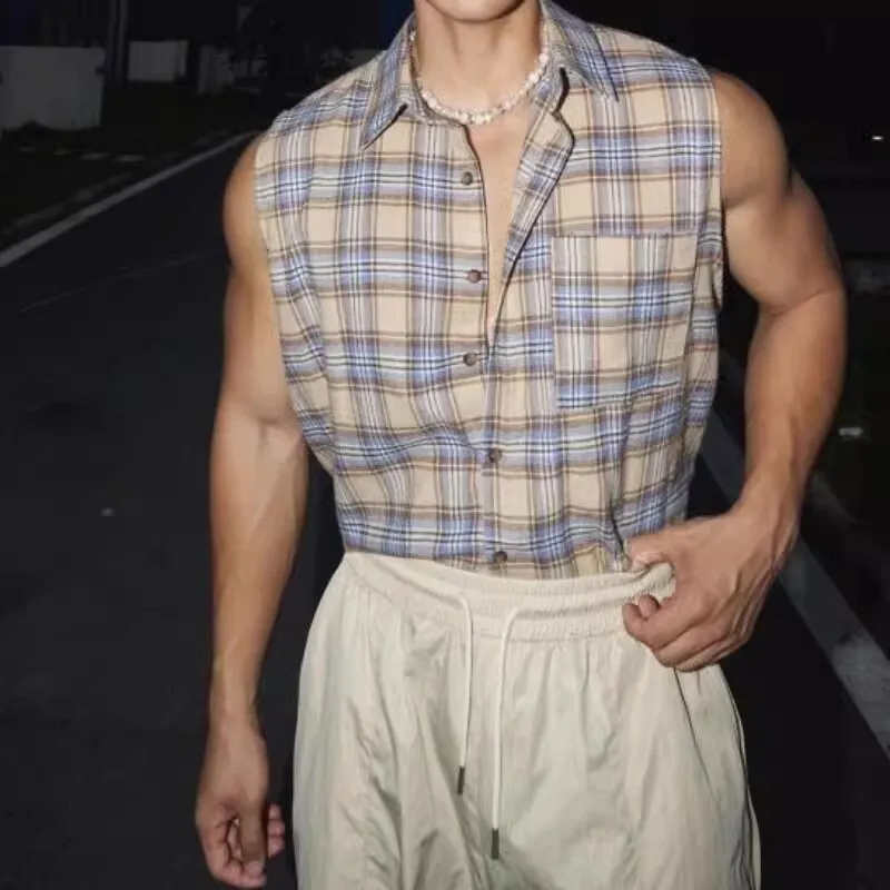 Summer Large Size 300 Pounds American Hong Kong Style Retro Patchwork Shirt Men's Casual Street Grid Shirt Polyester Fiber
Summer Large Size 300 Pounds American Hong Kong Style Retro Patchwork Shirt Men's Casual Street Grid Shirt Polyester Fiber