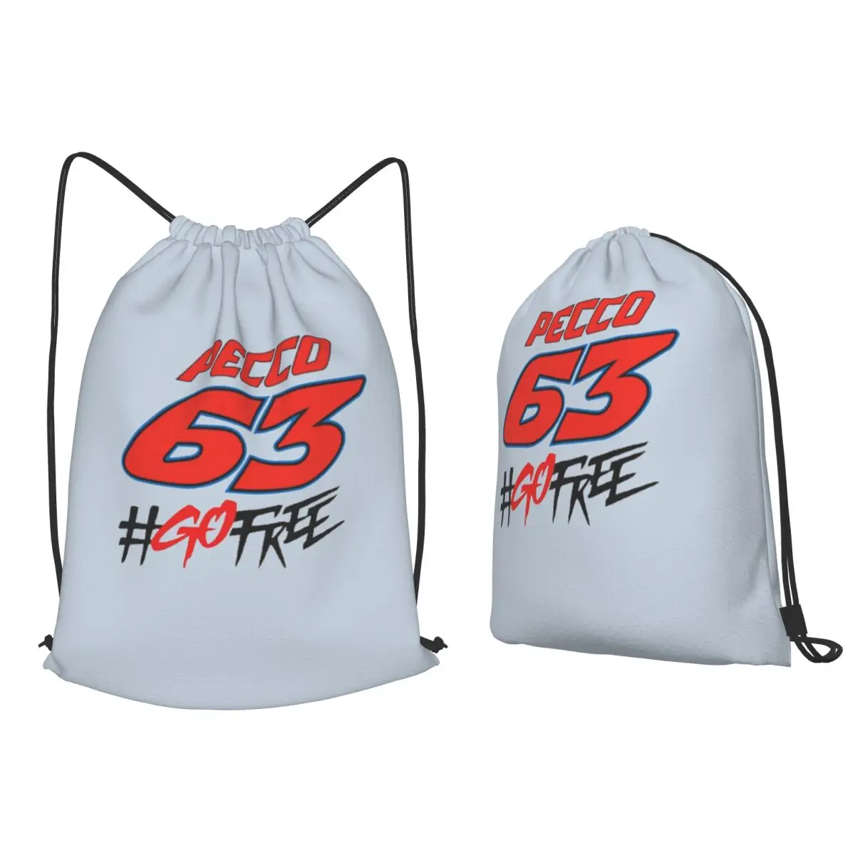 Pecco Bagnaia 63 Go Free Backpacks Fashion Drawstring Bags Sports Bag Book Bags for Man Woman School
Pecco Bagnaia 63 Go Free Backpacks Fashion Drawstring Bags Sports Bag Book Bags for Man Woman School