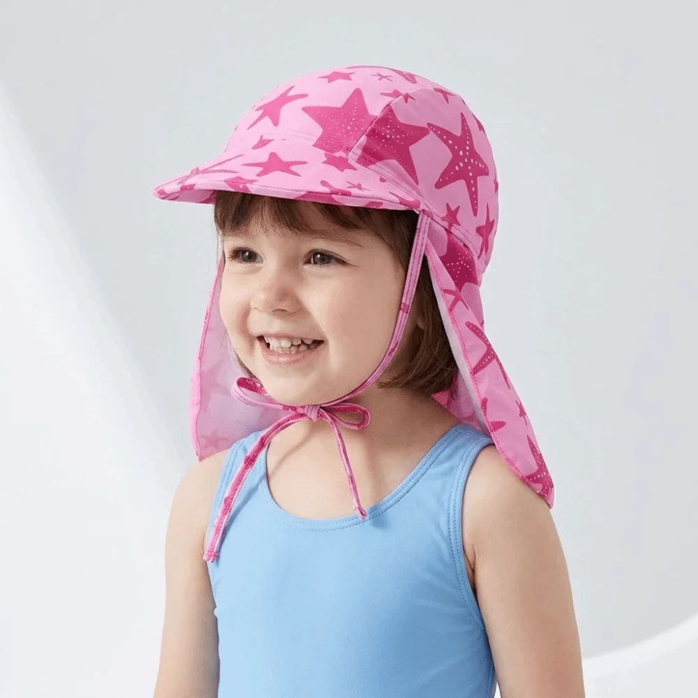 Flap Cap Starfish Kids Beach Hat UV Protection Flower Kids Sun Hat Breathable Adjustable Children Bucket Hat Swimming
Flap Cap Starfish Kids Beach Hat UV Protection Flower Kids Sun Hat Breathable Adjustable Children Bucket Hat Swimming