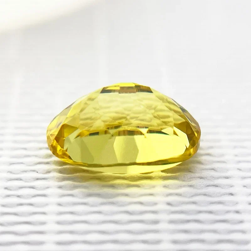 Top Quality Lab Grown Sapphire Oval Cut Yellow Color Charm Gemstone for Advanced Jewelry Making Inlay Selectable Certificate
Top Quality Lab Grown Sapphire Oval Cut Yellow Color Charm Gemstone for Advanced Jewelry Making Inlay Selectable Certificate