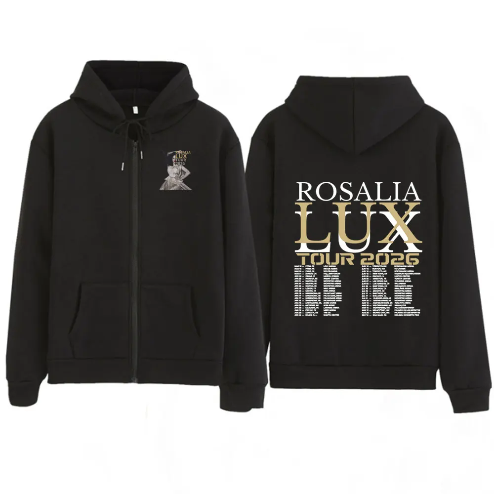 Худи на молнии с принтом Rosalia LUX Tour 2026, мужская и женская одежда, повседневные оверсайз топы, модные лонгсливы в стиле Харадзюку, парная одежда
Худи на молнии с принтом Rosalia LUX Tour 2026, мужская и женская одежда, повседневные оверсайз топы, модные лонгсливы в стиле Харадзюку, парная одежда