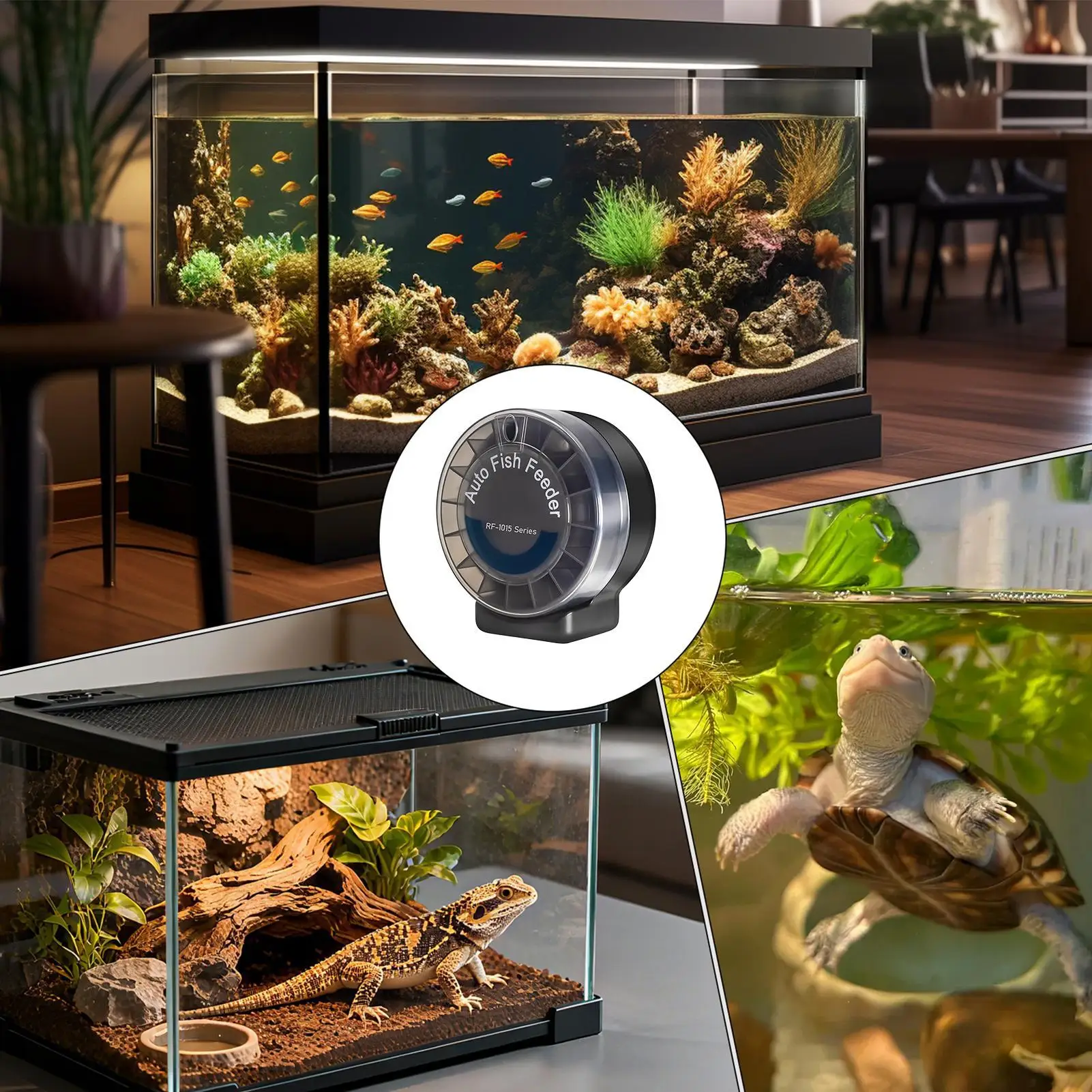 Auto Fish Feeder Airtight Feeding Station Bowl 105ml Automatic Fish Tank Feeder For Vacation Turtle Outdoor Pond Indoor Pets
Auto Fish Feeder Airtight Feeding Station Bowl 105ml Automatic Fish Tank Feeder For Vacation Turtle Outdoor Pond Indoor Pets