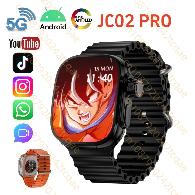 Изогнутый экран JC02 Pro SmartWatch 2,2-дюймовый Amoled 4G/5G WIFI GPS Приложение Загрузка видеозвонков Android Мужчины Женщины Смарт-часы
Изогнутый экран JC02 Pro SmartWatch 2,2-дюймовый Amoled 4G/5G WIFI GPS Приложение Загрузка видеозвонков Android Мужчины Женщины Смарт-часы