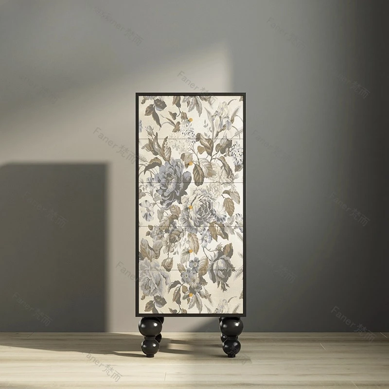 French retro solid wood chest of drawers high-end living room wall integrated decorative cabinet entrance bedroom
French retro solid wood chest of drawers high-end living room wall integrated decorative cabinet entrance bedroom