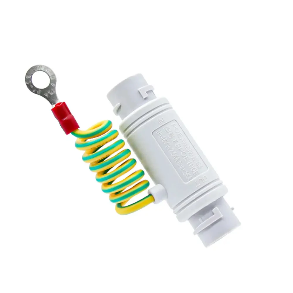 POE Gigabit Network Lightning Arrester 12V to 57V 1000M CCTV Security AP Signal RJ45 Outdoor Waterproof Thunder Surge Protector
POE Gigabit Network Lightning Arrester 12V to 57V 1000M CCTV Security AP Signal RJ45 Outdoor Waterproof Thunder Surge Protector