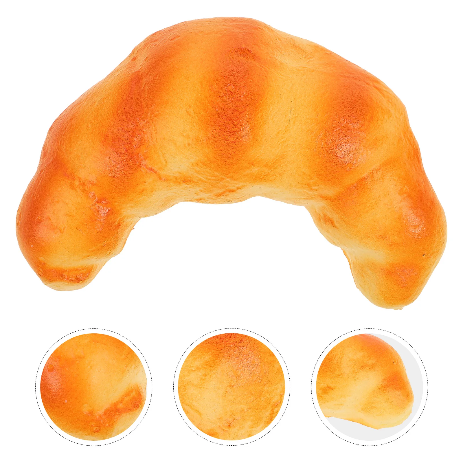 Fake Bread Artificial Bread Simulation Food Model Decoration Kitchen Prop (Croissant) PU bread simulation bread
Fake Bread Artificial Bread Simulation Food Model Decoration Kitchen Prop (Croissant) PU bread simulation bread
