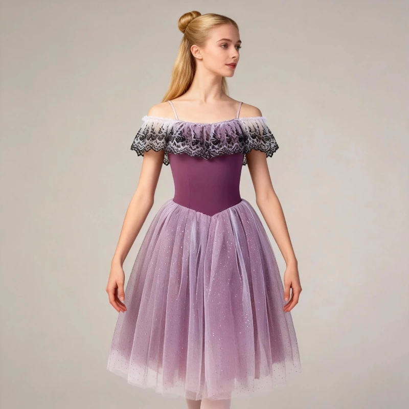 Детская балетная юбка для выступлений, фиолетовое балетное платье-пачка, специальное длинное танцевальное платье из тюля для соревнований, для взрослых женщин
Детская балетная юбка для выступлений, фиолетовое балетное платье-пачка, специальное длинное танцевальное платье из тюля для соревнований, для взрослых женщин