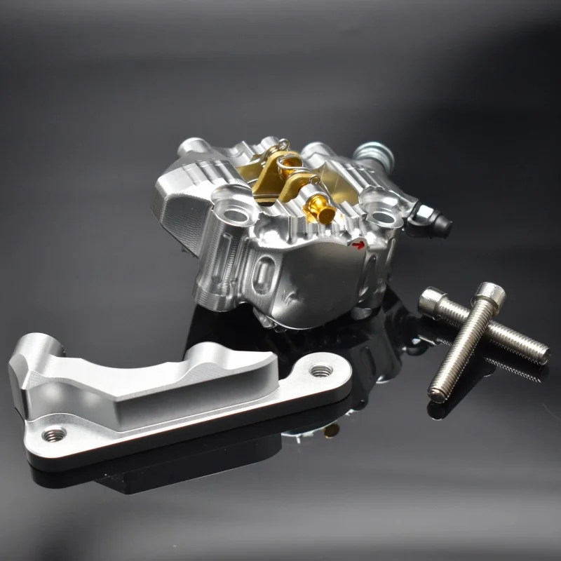Motorcycle shark fin crab brake caliper lower pump brake installation lock point 60MM opposed dual piston 34 * 17
Motorcycle shark fin crab brake caliper lower pump brake installation lock point 60MM opposed dual piston 34 * 17