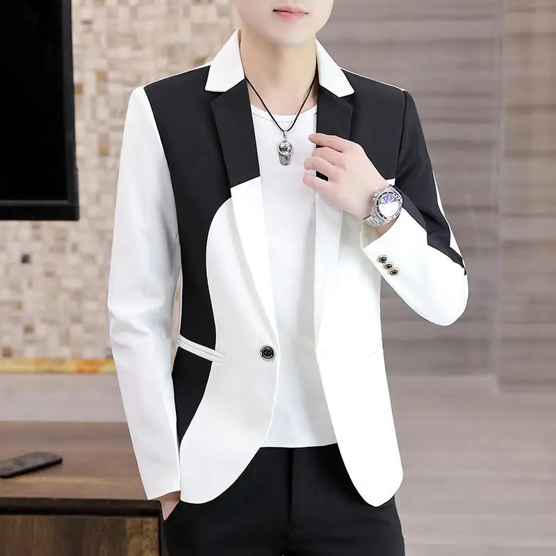 Man Suits and Blazers Slim Fit Thin Jacket for Men White Korean Style Clothes Spring Coats High Quality Elegant Clothing Casual
Man Suits and Blazers Slim Fit Thin Jacket for Men White Korean Style Clothes Spring Coats High Quality Elegant Clothing Casual