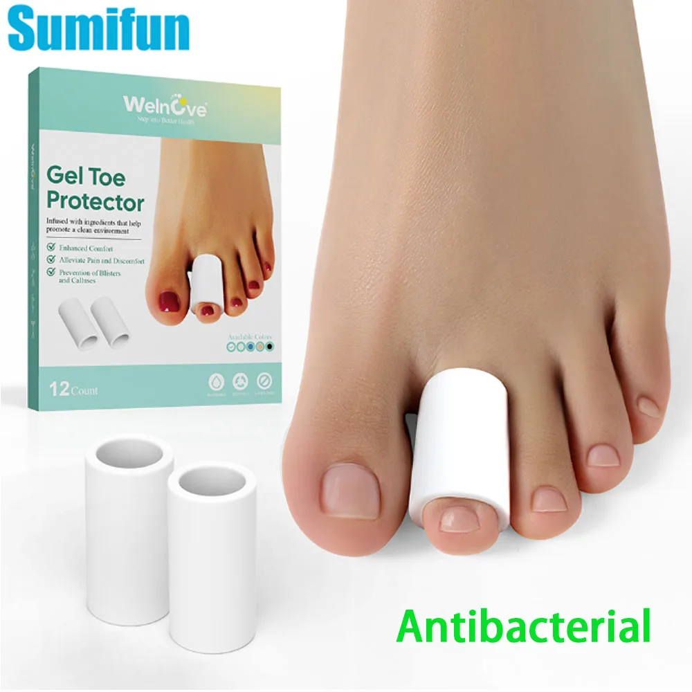 2/6/10Pcs Sumifun Soft Gel Toe Separators Antibacterial Toe Spacers Corrector for Pain Relief Toe Pad Callose Toe Protection
2/6/10Pcs Sumifun Soft Gel Toe Separators Antibacterial Toe Spacers Corrector for Pain Relief Toe Pad Callose Toe Protection