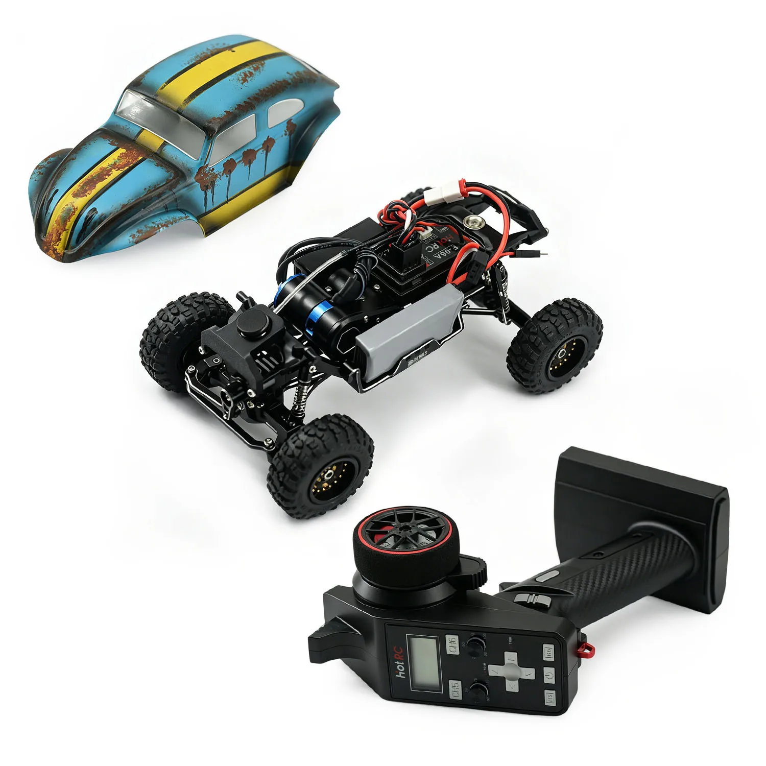 Axial 1/30 SCX30 Aluminum Full-Metal Chassis RTR Set
Axial 1/30 SCX30 Aluminum Full-Metal Chassis RTR Set