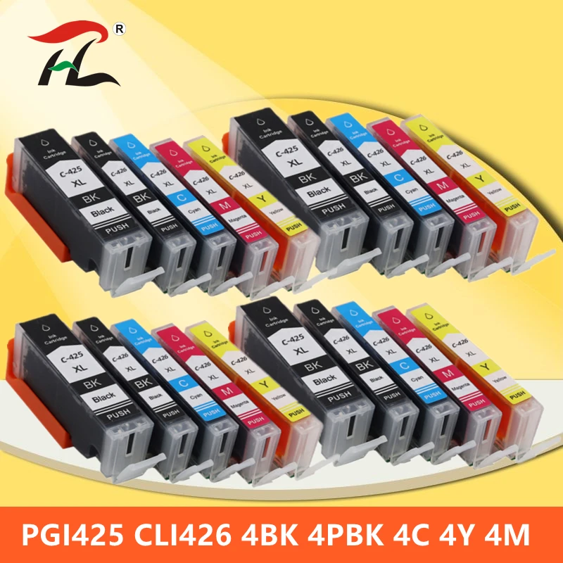 Совместимый чернильный картридж для принтера Canon pgi 425 426 Φ pgi425 cli426 PIXMA IP4840/IP4940/IX6540/MG5140/5240/5340
Совместимый чернильный картридж для принтера Canon pgi 425 426 Φ pgi425 cli426 PIXMA IP4840/IP4940/IX6540/MG5140/5240/5340