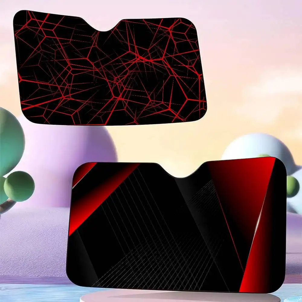 Black And Red Cool Technology Car Sunshade Summer Car Windshield Accessories Car Protection Window Sunshade Screen Decoration
Black And Red Cool Technology Car Sunshade Summer Car Windshield Accessories Car Protection Window Sunshade Screen Decoration