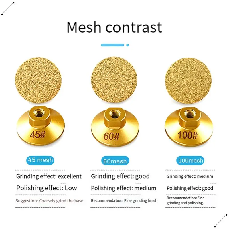 2PCS M10 Brazed Flat Grinding Head Abrasive Polishing Stone Marble Quartz Cobblestone Grind
2PCS M10 Brazed Flat Grinding Head Abrasive Polishing Stone Marble Quartz Cobblestone Grind