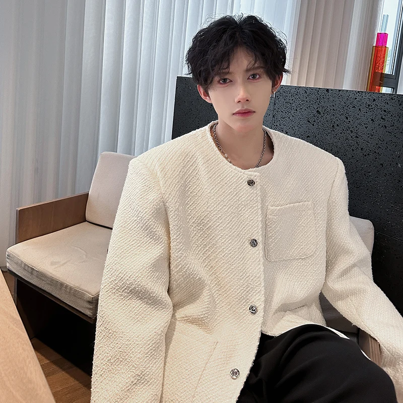 oulder Pad Ele White Jaet Men's Design Sensation Spring Faion No Collar Outerwear Anti-Wrinkle Treaent Casual
oulder Pad Ele White Jaet Men's Design Sensation Spring Faion No Collar Outerwear Anti-Wrinkle Treaent Casual