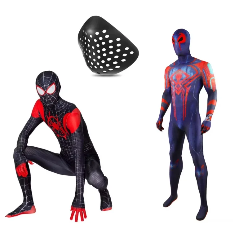 Хэллоуин Across The Spider Verse 2099, костюм Майлза Моралеса, косплей, костюм супергероя паука, боди на Хэллоуин 
Хэллоуин Across The Spider Verse 2099, костюм Майлза Моралеса, косплей, костюм супергероя паука, боди на Хэллоуин