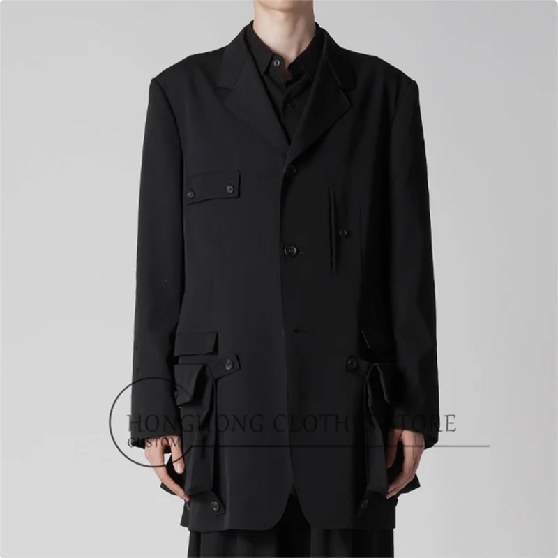 2025 Original design pocket detachable suit jacket, custom-sized suit collar, large pocket men's top
2025 Original design pocket detachable suit jacket, custom-sized suit collar, large pocket men's top