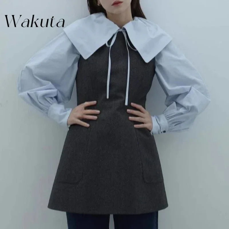 WAKUTA Japanese Spring/summer Simple Round Neck Sleeveless Vest Fashion Design Sense Back Zipper Vest Jackets with Pocket Tops
WAKUTA Japanese Spring/summer Simple Round Neck Sleeveless Vest Fashion Design Sense Back Zipper Vest Jackets with Pocket Tops
