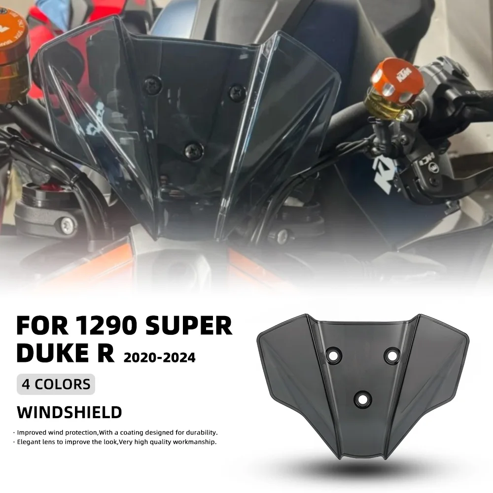 1290R SuperDuke Motorcycle Windshield For KTM 1290 SUPER DUKE R RR / EVO MY20 2020 2021 2022 2023 2024 Windscreen Wind Deflector
1290R SuperDuke Motorcycle Windshield For KTM 1290 SUPER DUKE R RR / EVO MY20 2020 2021 2022 2023 2024 Windscreen Wind Deflector