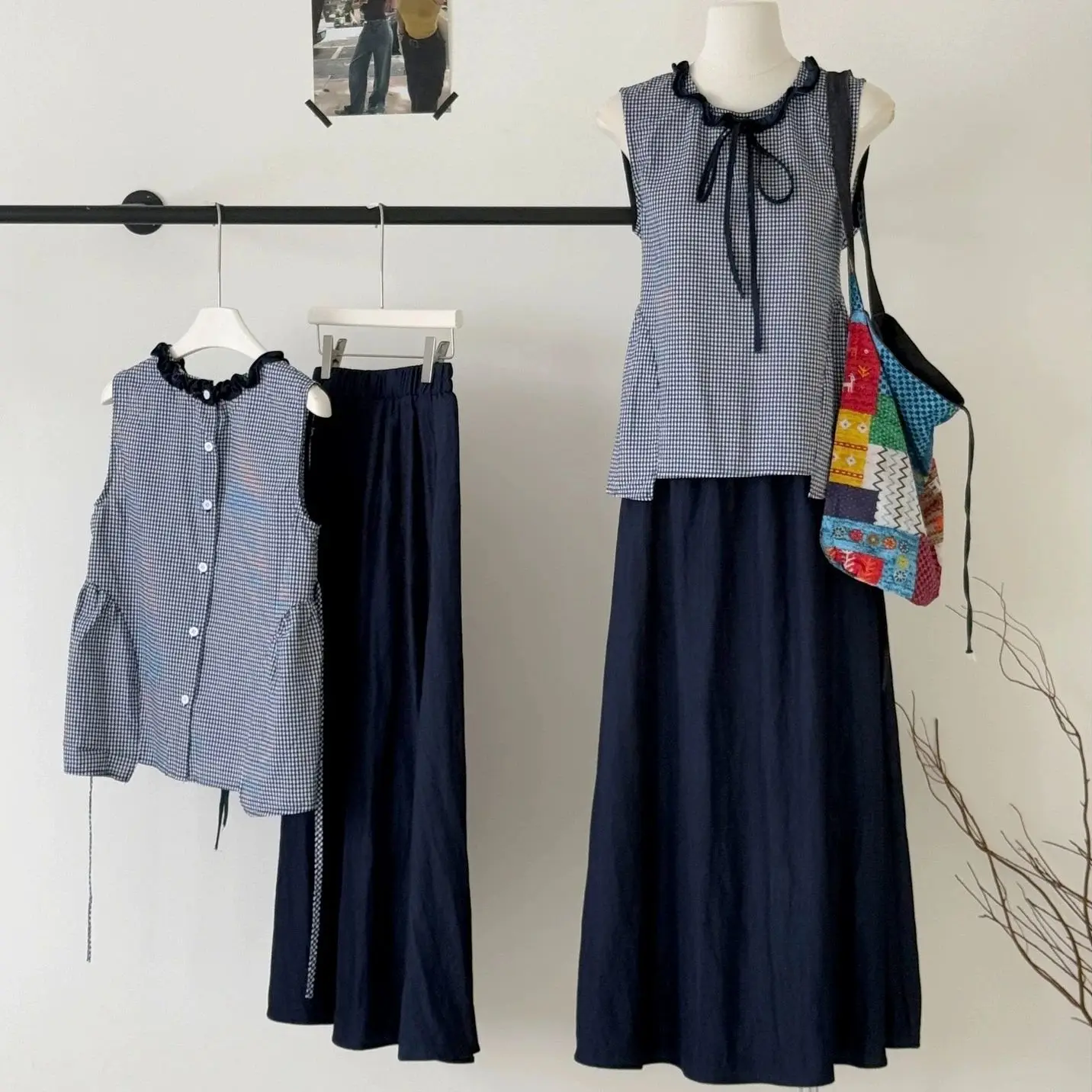 2025 Summer Pure Desire Fashion Set Women's Design Irregular Short sleeved Top+A-line Skirt Pants Two piece Set
2025 Summer Pure Desire Fashion Set Women's Design Irregular Short sleeved Top+A-line Skirt Pants Two piece Set