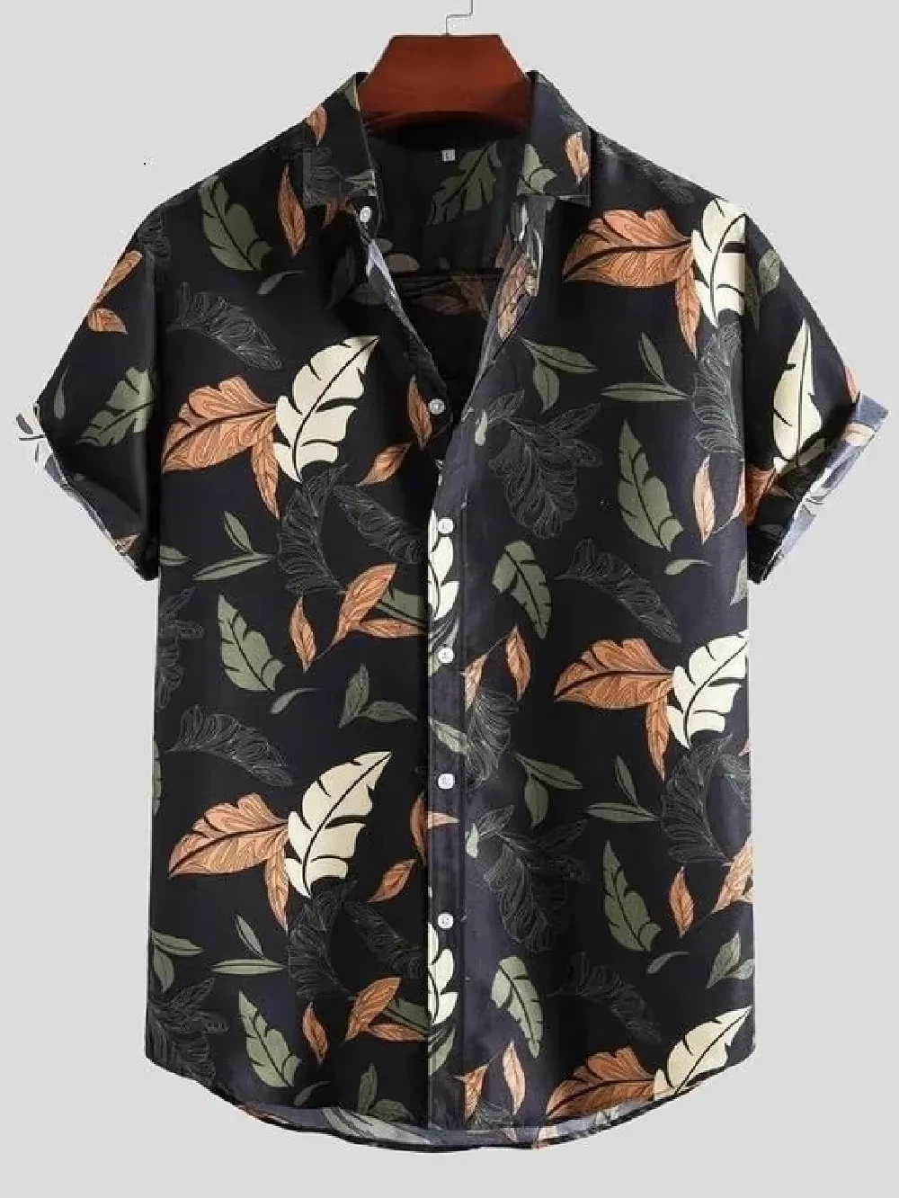 Hawaiian Beach Men's Short Sleeve Shirt with 3D Plant Print Pattern Short Sleeve Lapel Casual Shirt Fashionable Tops
Hawaiian Beach Men's Short Sleeve Shirt with 3D Plant Print Pattern Short Sleeve Lapel Casual Shirt Fashionable Tops
