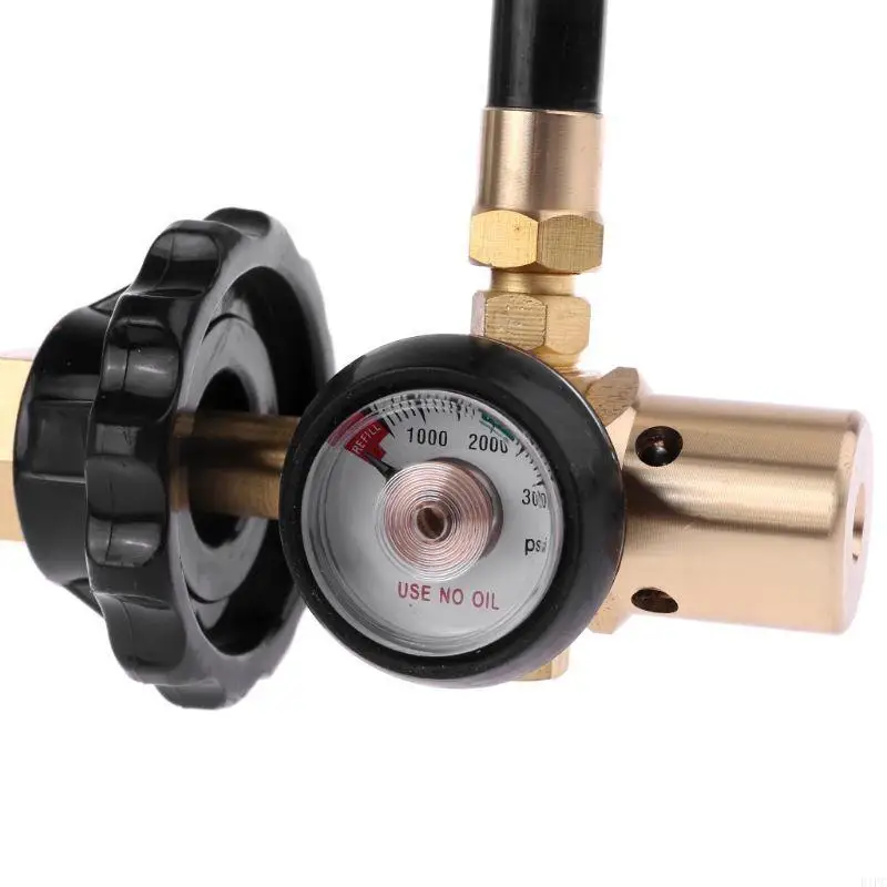 E1PC Brass Helium Latex Pressure Reducer With Pressure Gauge Fit for G5/8 for Tank
E1PC Brass Helium Latex Pressure Reducer With Pressure Gauge Fit for G5/8 for Tank