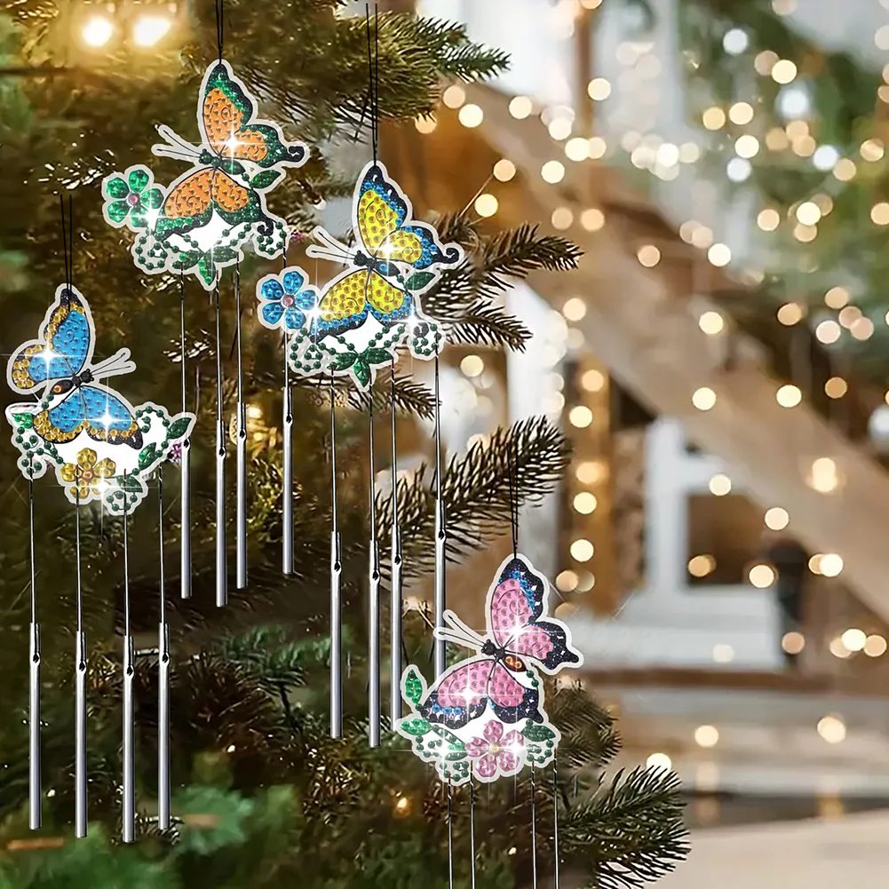 Acrylic Cute Animal Fairy Diamond Art Painting Wind Bell Hanging Sign DIY 5D Crystal Rhinestone Wind Bell Kits for Beginner
Acrylic Cute Animal Fairy Diamond Art Painting Wind Bell Hanging Sign DIY 5D Crystal Rhinestone Wind Bell Kits for Beginner