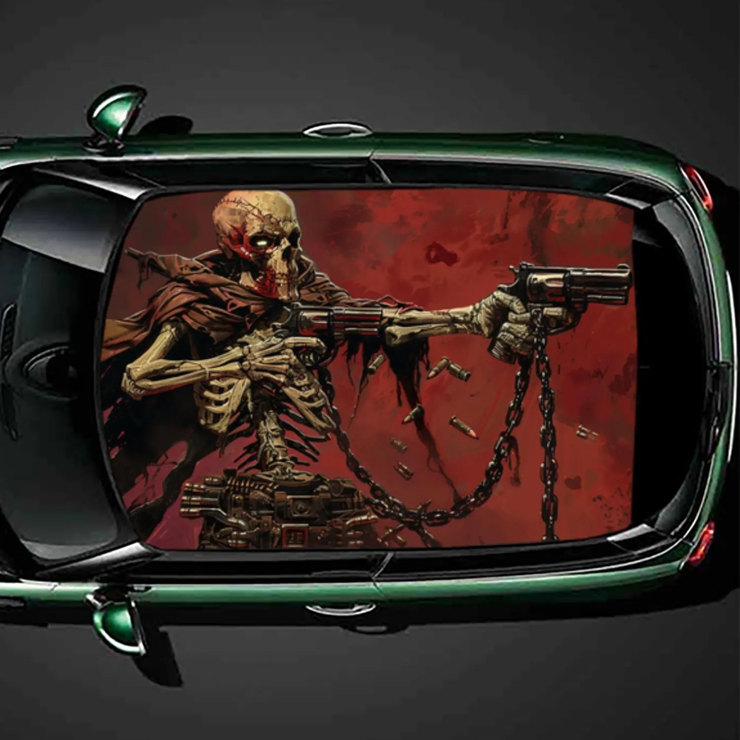 Rebel skeleton gunner car roof vinyl wraps decal,self-adhesive waterproof car exterior personalized accessory,decorative gift fo
Rebel skeleton gunner car roof vinyl wraps decal,self-adhesive waterproof car exterior personalized accessory,decorative gift fo