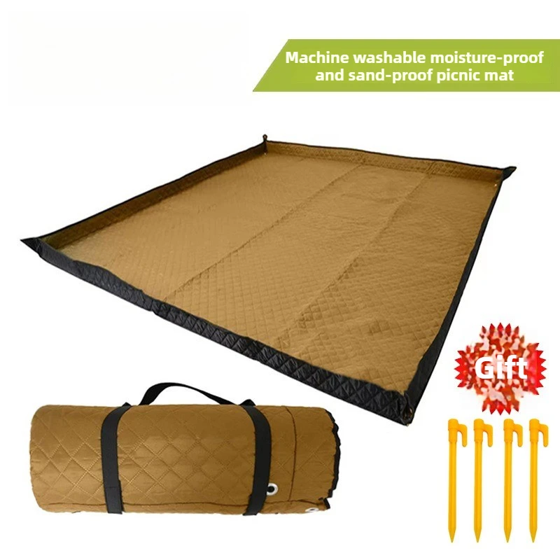 Трехслойный утолщенный ультразвуковой коврик для пикника на оксфордской основе с заземляющими кольями, водостойкий, пескозащитный, влагостойкий для кемпинга
Трехслойный утолщенный ультразвуковой коврик для пикника на оксфордской основе с заземляющими кольями, водостойкий, пескозащитный, влагостойкий для кемпинга