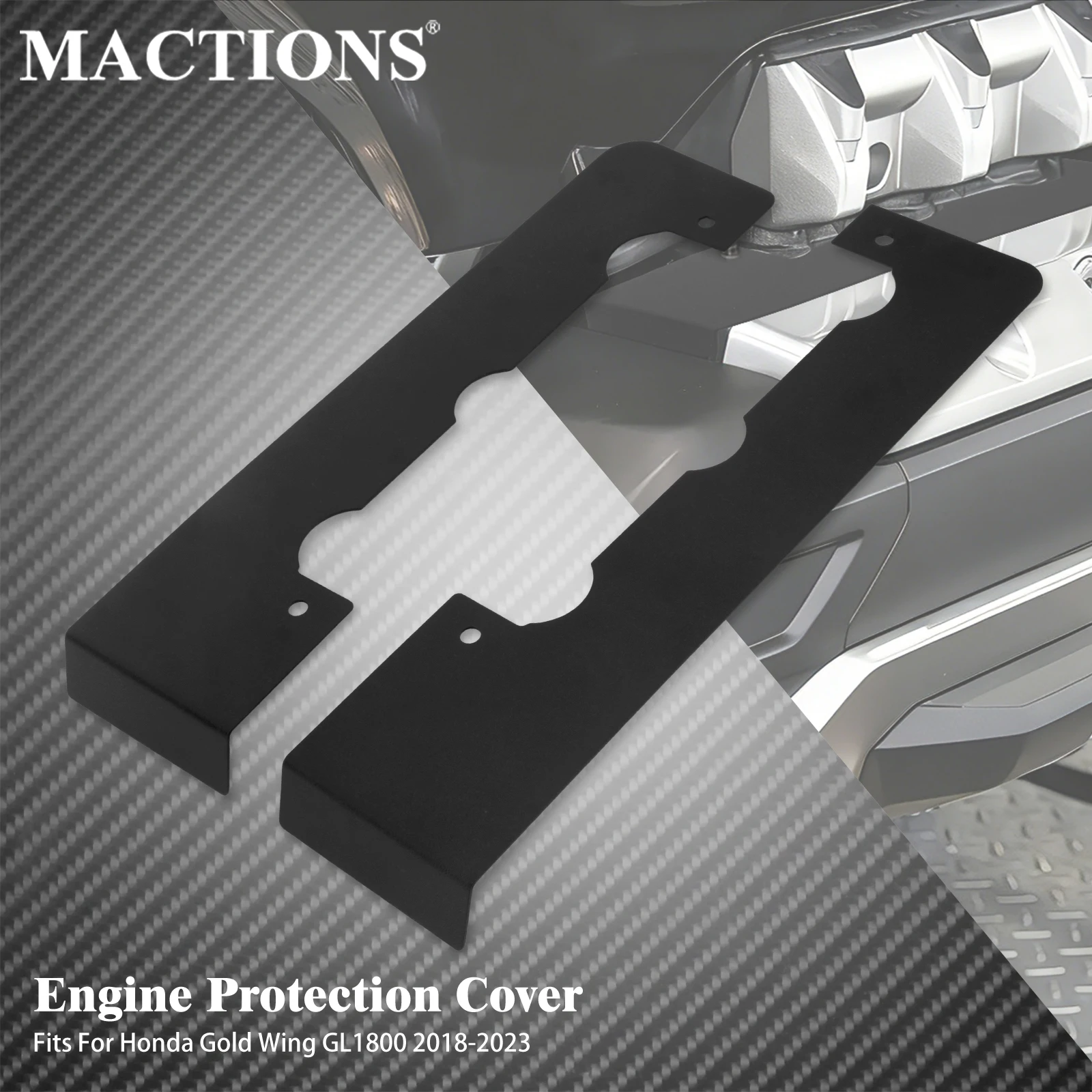 Motorcycle Engine Protection Cover Black Cylinder Head Decorative Covers Metal For Honda Gold Wing GL1800 2018-2019 2020-2023
Motorcycle Engine Protection Cover Black Cylinder Head Decorative Covers Metal For Honda Gold Wing GL1800 2018-2019 2020-2023