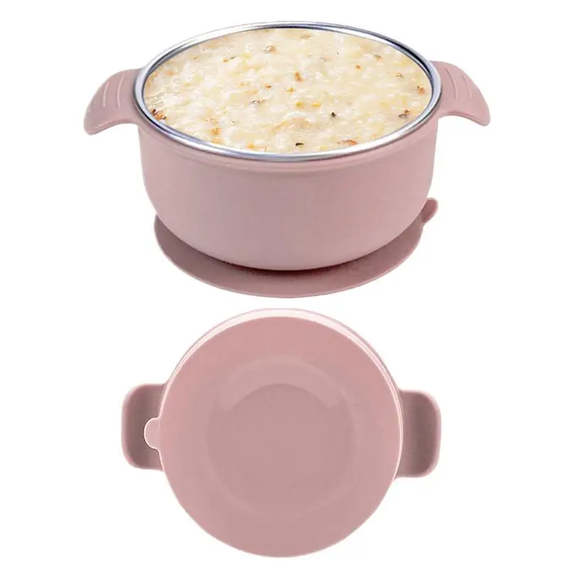Bowls For Baby Spill Proof Bowls Anti Scald Food Container Feed Supplies Stainless Steel Snack Plates For Led Weaning
Bowls For Baby Spill Proof Bowls Anti Scald Food Container Feed Supplies Stainless Steel Snack Plates For Led Weaning