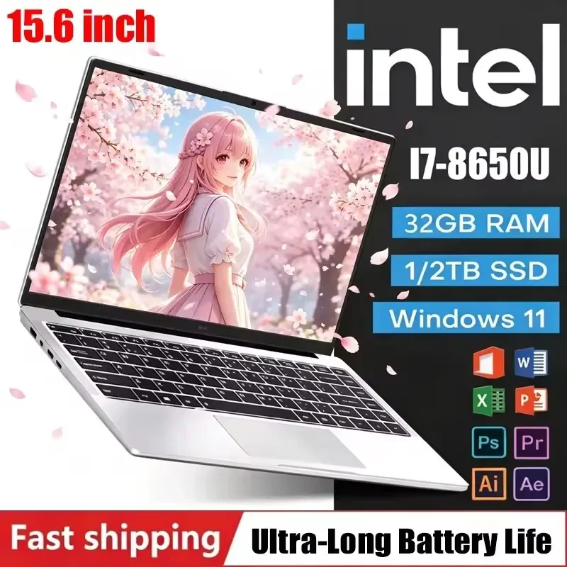 2026 Hot 15.6" 60Hz FHD IPS Laptop Intel Core Windows 11 I7-8650U 16GB 32GB RAM 2TB SSD Backlit Keyboard Long Battery Notebook
2026 Hot 15.6" 60Hz FHD IPS Laptop Intel Core Windows 11 I7-8650U 16GB 32GB RAM 2TB SSD Backlit Keyboard Long Battery Notebook