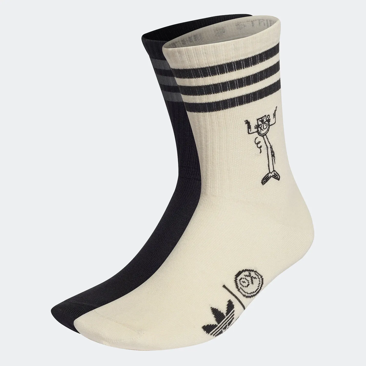 Adidas genuine clover men's and women's mid length casual sports socks two pairs set HK2814
Adidas genuine clover men's and women's mid length casual sports socks two pairs set HK2814