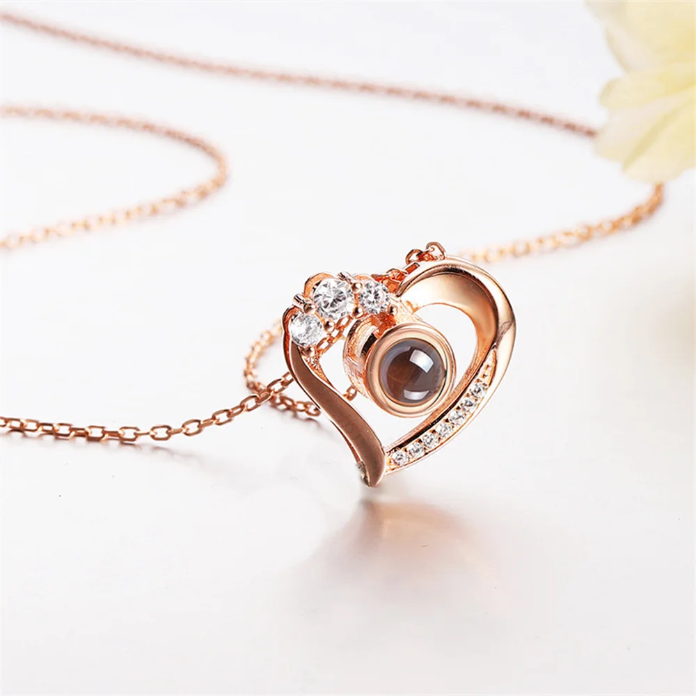 Korean S925 Silver Heart Projection Collarbone Chain, Internet-Famous Mori Style Pendant
Korean S925 Silver Heart Projection Collarbone Chain, Internet-Famous Mori Style Pendant