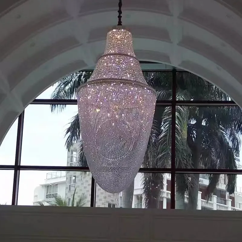 South East Asia style crystal lamp art chandelier designer hotel lobby engineering lamp customization
South East Asia style crystal lamp art chandelier designer hotel lobby engineering lamp customization