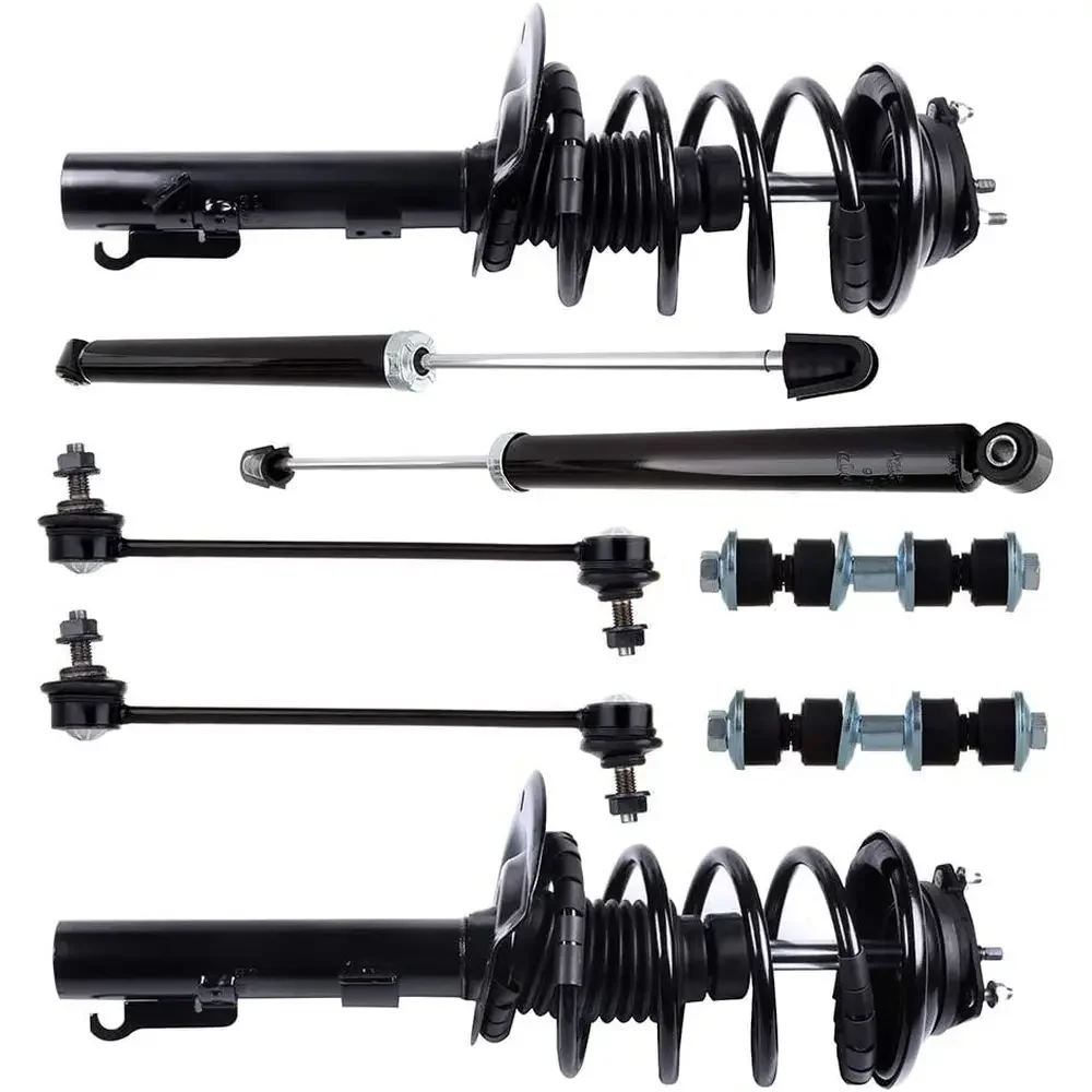 2006-2011 Suspension Parts: Rear Shocks, Front Strut Springs, Stabilizer Bar Links, 8-Pack Set
2006-2011 Suspension Parts: Rear Shocks, Front Strut Springs, Stabilizer Bar Links, 8-Pack Set