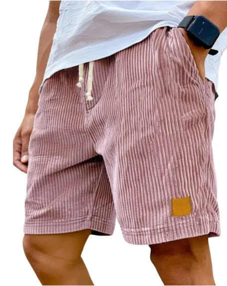 New Men's Corduroy Shorts American Style Multi Pocket Loose Oversized Pants Embroidered Logo Retro Straight Leg Shorts For Male
New Men's Corduroy Shorts American Style Multi Pocket Loose Oversized Pants Embroidered Logo Retro Straight Leg Shorts For Male