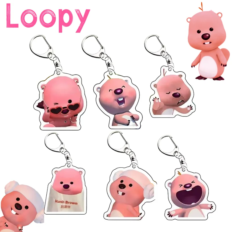 New Loopy personality high value creative anime character peripheral backpack pendant cute kawaii cartoon acrylic keychain gift
New Loopy personality high value creative anime character peripheral backpack pendant cute kawaii cartoon acrylic keychain gift