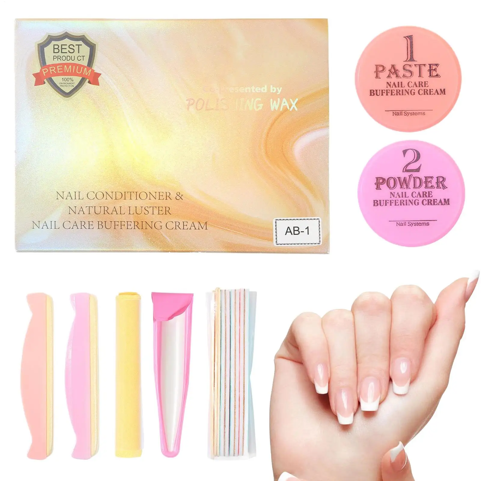 Nail Manicure Kit with Buffer Shine Pedicure Kit Natural Nail Prep Set for Women for Women Girls Beginner Home Salon Daily Party
Nail Manicure Kit with Buffer Shine Pedicure Kit Natural Nail Prep Set for Women for Women Girls Beginner Home Salon Daily Party