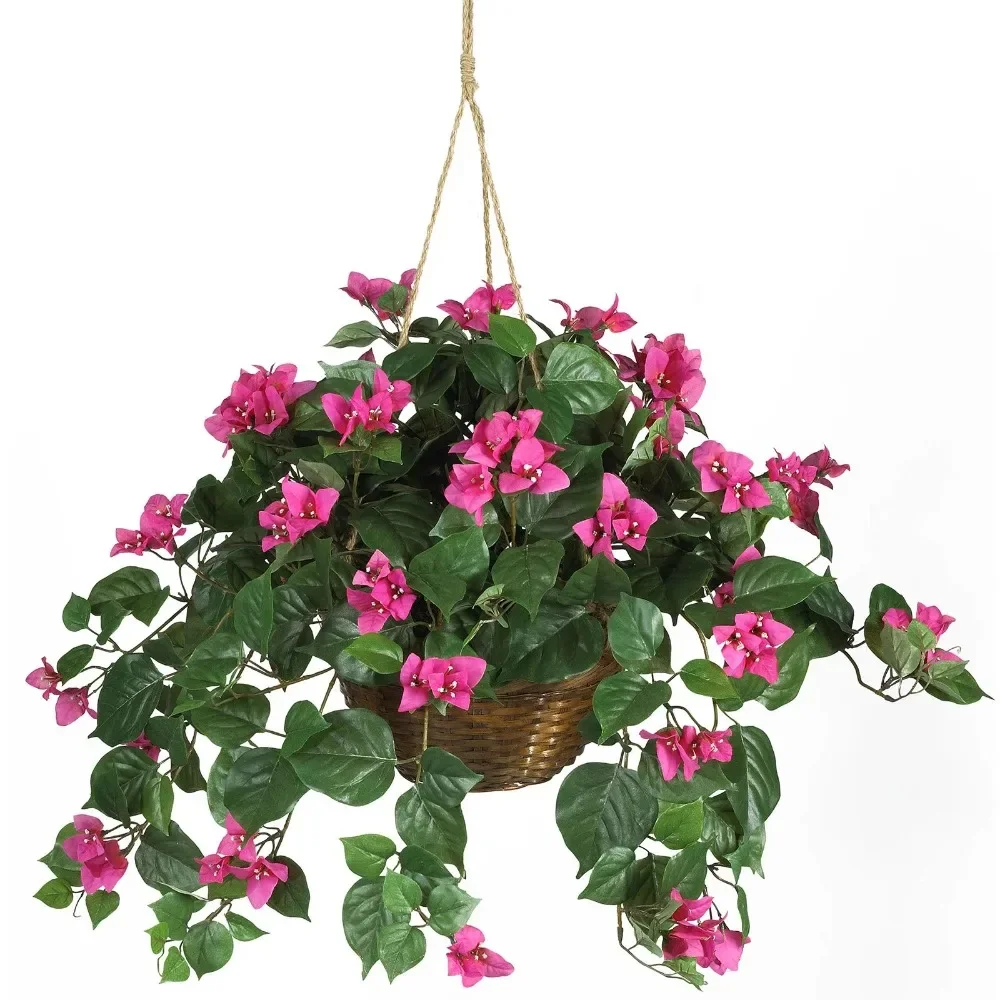 Искусственный розовый цветок Bougainvillea для украшения дома, искусственное растение, подвесная корзина, спальня, бесплатная доставка, 24 дюйма
Искусственный розовый цветок Bougainvillea для украшения дома, искусственное растение, подвесная корзина, спальня, бесплатная доставка, 24 дюйма