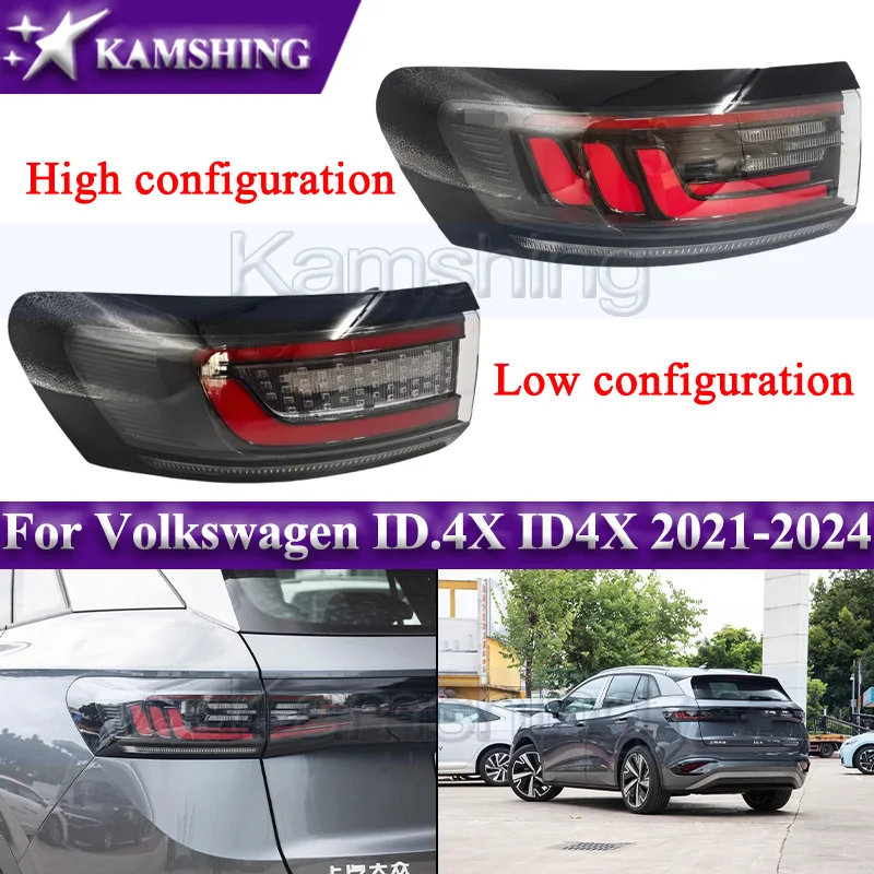 Kamshing Rear Bumper Taillight For Volkswagen ID.4X ID4X 2021-2024 Taillamp Tail Lamp Rear Brake Light Stop Light
Kamshing Rear Bumper Taillight For Volkswagen ID.4X ID4X 2021-2024 Taillamp Tail Lamp Rear Brake Light Stop Light